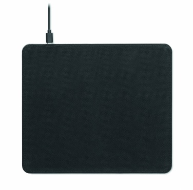 Logo trade promotional gift photo of: Cork mouse mat charger 15W