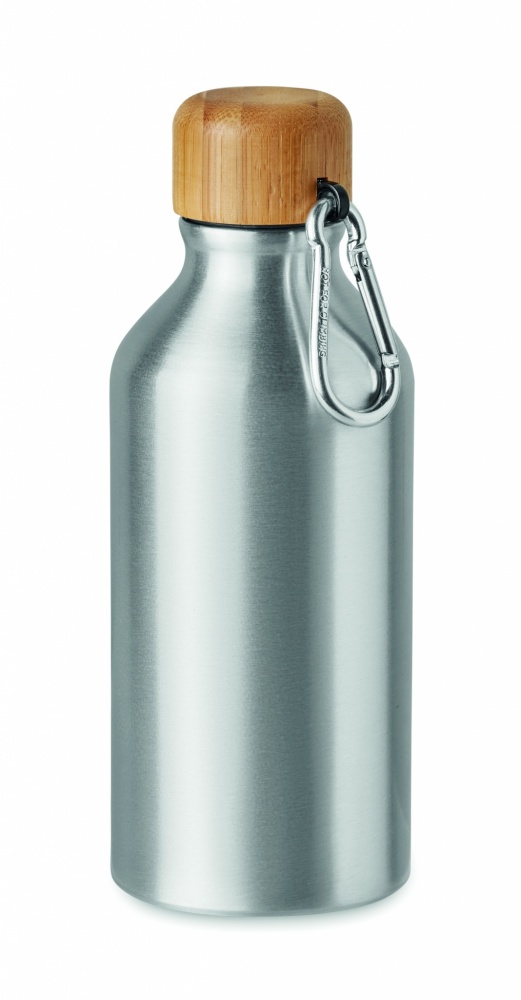 Logo trade corporate gifts image of: Aluminium bottle 400 ml