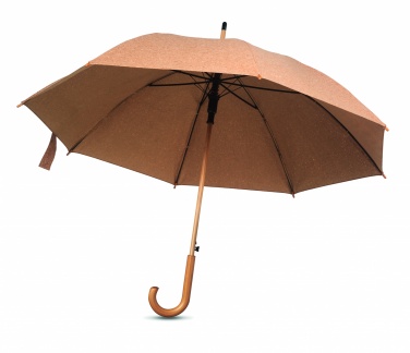 Logo trade advertising products picture of: 25 inch cork umbrella