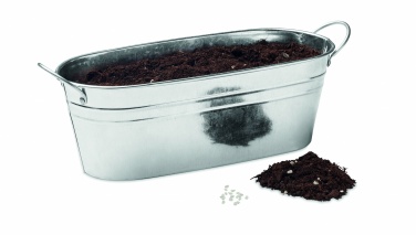 Logo trade promotional items picture of: Zinc tub with 3 herbs seeds