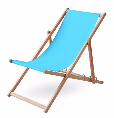 Logo trade advertising products picture of: Beach chair in wood