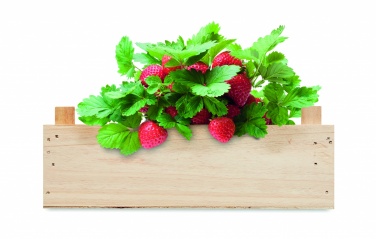 Logo trade promotional item photo of: Strawberry kit in wooden crate