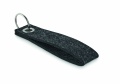 RPET felt key ring, Stone Grey