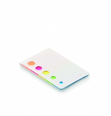 Logo trade promotional giveaway photo of: Seed paper page markers pad