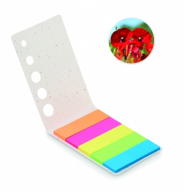 Logotrade promotional gift image of: Seed paper page markers pad