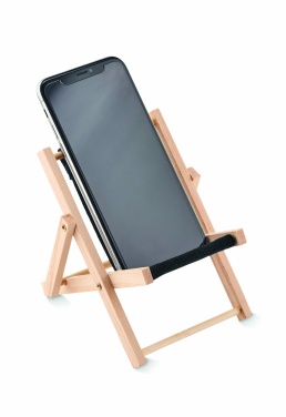 Logotrade promotional giveaway image of: Deckchair-shaped phone stand