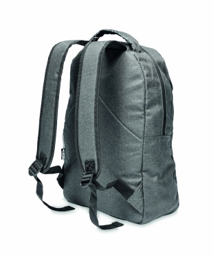 Logo trade promotional products image of: 600D RPET 2 tone backpack