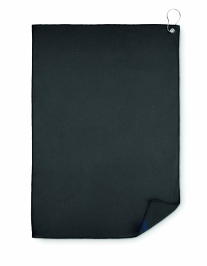 Logotrade promotional merchandise picture of: RPET golf towel with hook clip