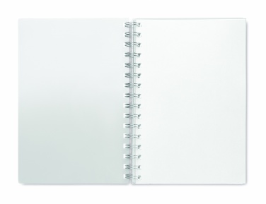 Logotrade promotional giveaway picture of: A5 RPET notebook recycled lined