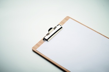 Logo trade promotional products picture of: A4 bamboo clipboard