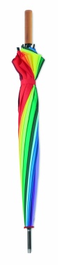 Logo trade promotional gifts picture of: 27 inch rainbow umbrella