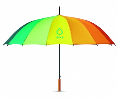 Logotrade promotional gifts photo of: 27 inch rainbow umbrella