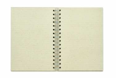 Logo trade corporate gifts image of: A5 grass notebook 80 lined