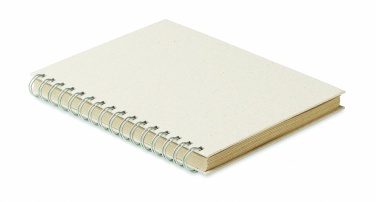 Logotrade promotional giveaway image of: A5 grass notebook 80 lined