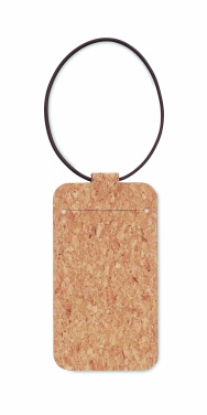 Logotrade promotional item picture of: Cork luggage tag