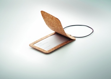 Logo trade promotional giveaway photo of: Cork luggage tag