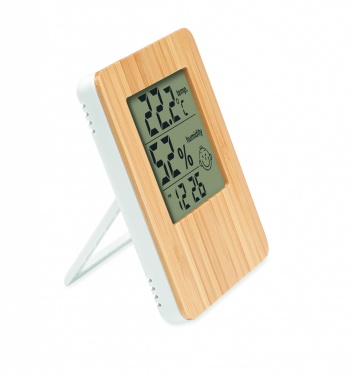 Logotrade promotional products photo of: Bamboo weather station