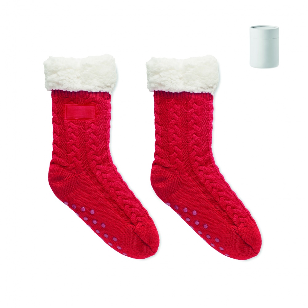 Logo trade promotional merchandise photo of: Pair of slipper sock M