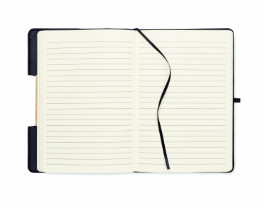 Logo trade business gift photo of: A5 RPET notebook 80 lined