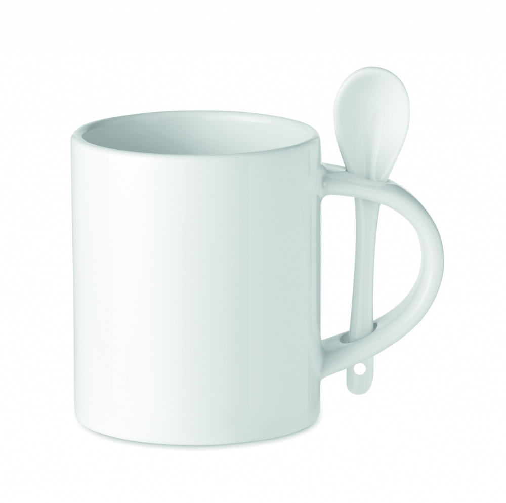 Logo trade promotional giveaway photo of: Ceramic sublimation mug 300 ml