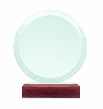 Logo trade promotional gift photo of: Round award plaque