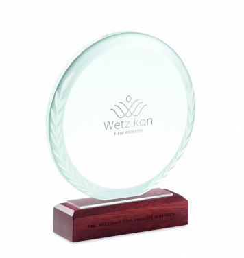 Logotrade promotional product picture of: Round award plaque