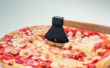 Logo trade promotional gifts picture of: Pizza cutter bamboo handle