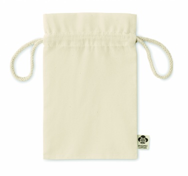 Logotrade promotional products photo of: Small organic cotton gift bag