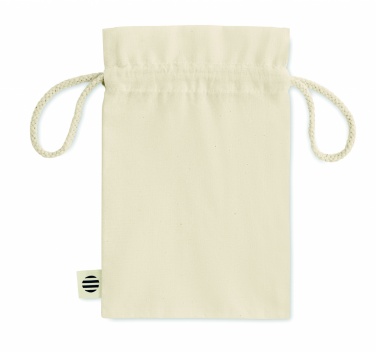 Logotrade business gift image of: Small organic cotton gift bag