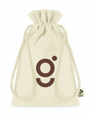 Logo trade business gift photo of: Small organic cotton gift bag