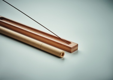 Logo trade promotional merchandise photo of: Incense set in bamboo