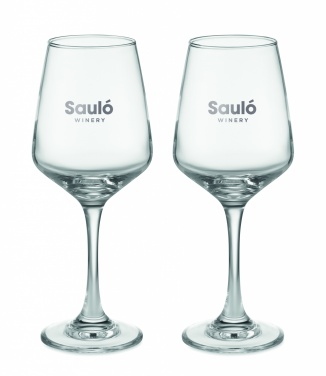 Logotrade promotional giveaways photo of: Set of 2 wine glasses