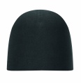 Unisex beanie in cotton, Black