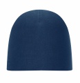 Unisex beanie in cotton, Blue