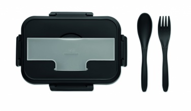 Logo trade business gift photo of: Lunch box with cutlery in PP