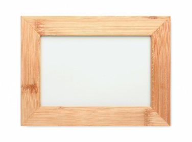 Logo trade promotional giveaways picture of: Bamboo photo frame