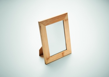 Logo trade promotional products image of: Bamboo photo frame