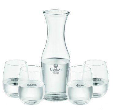 Logotrade corporate gift picture of: Set of recycled glass drink