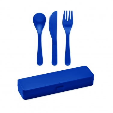 Logo trade corporate gifts picture of: Cutlery set recycled PP