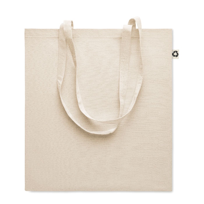 Logotrade promotional product picture of: Recycled cotton shopping bag