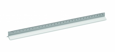 Logo trade business gifts image of: 30cm Ruler in aluminium