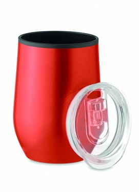 Logo trade promotional products image of: Double wall travel cup 350 ml