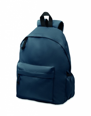 Logo trade promotional merchandise photo of: 600D RPET polyester backpack