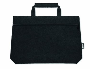 Logotrade corporate gift image of: RPET felt zippered laptop bag