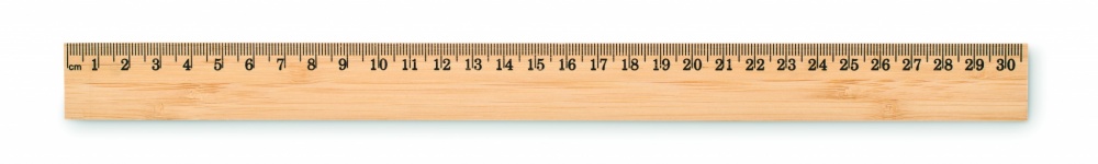 Logotrade advertising product image of: Ruler in bamboo 30 cm