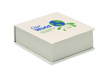 Logo trade promotional giveaway photo of: Recycled milk carton memo pad