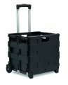 Foldable shopping trolley, Black