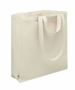 Logo trade promotional merchandise photo of: Recycled cotton shopping bag