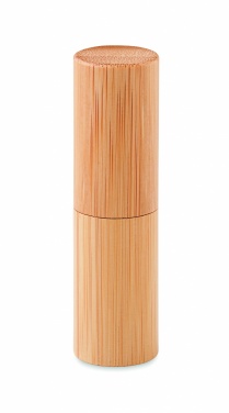 Logotrade corporate gifts photo of: Lip balm in bamboo tube box