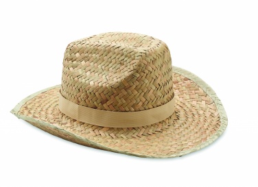 Logo trade advertising product photo of: Natural straw cowboy hat